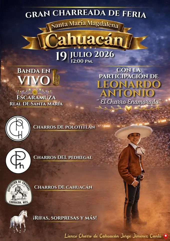Charreada de Feria Cahuacán 2026