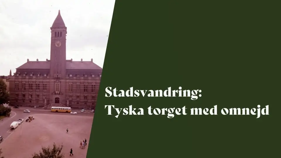 Stadsvandring: Tyska torget med omnejd