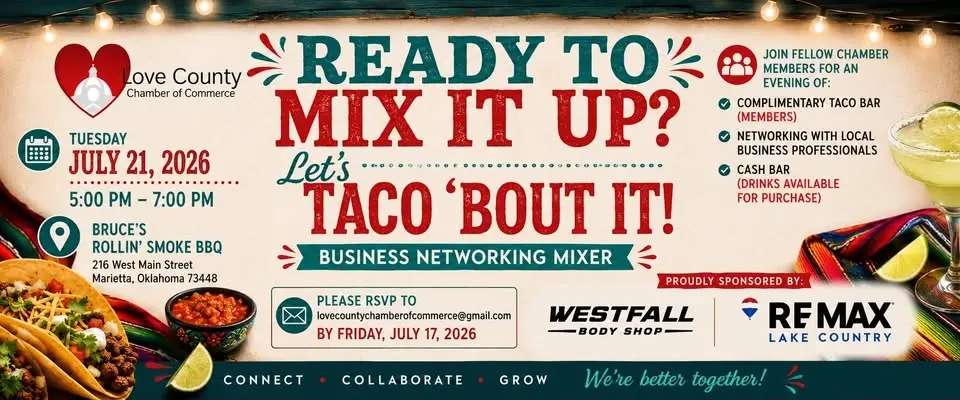 Love County Chamber - Business Networking Mixer