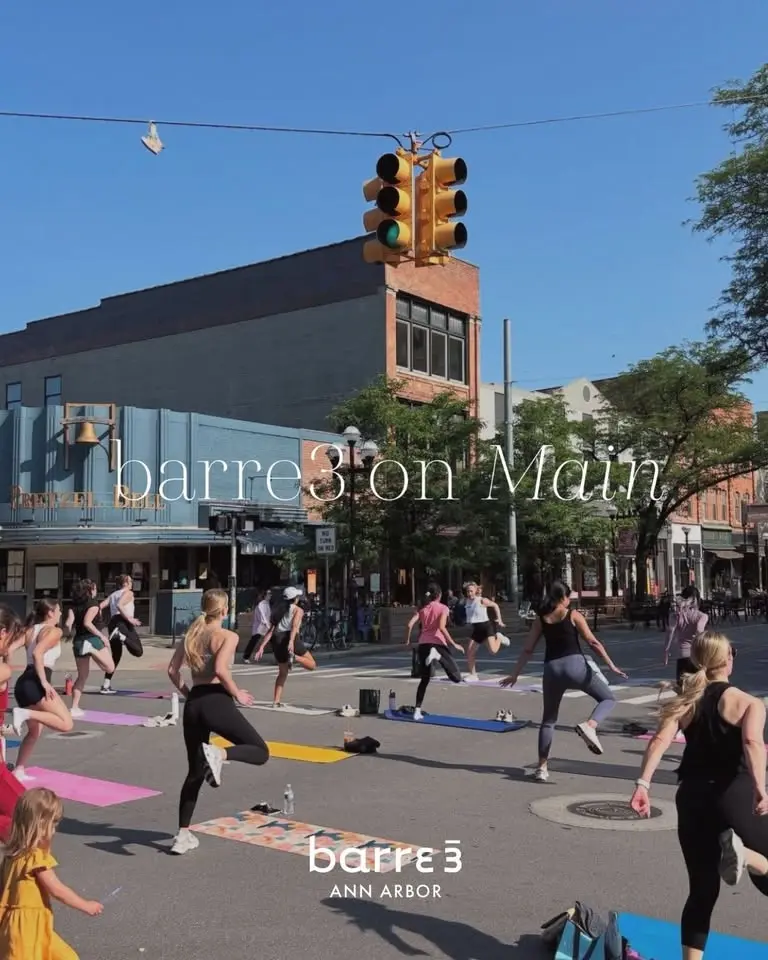 Free barre3 class on Main Street