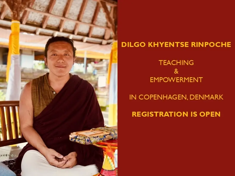 Dilgo Khyentse Rinpoche talk, teaching and empowerment in CPH