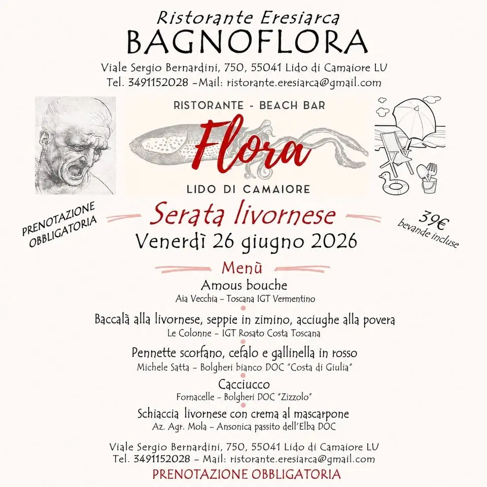 ++++ I VENERDÌ DELL’ERESIARCA +++ SERATA LIVORNESE +++