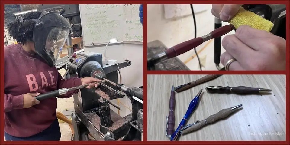 Handcrafted Pens: Wood Turning Workshop