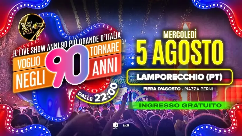 Voglio Tornare Negli Anni 90 ® • Lamporecchio (PT)