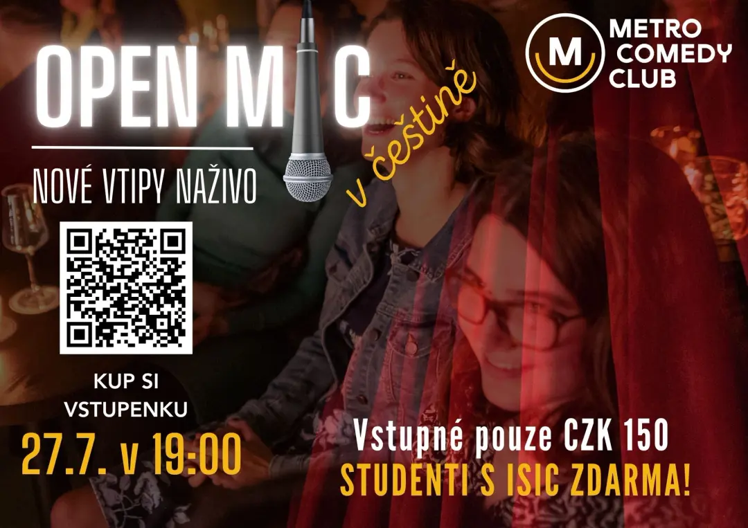 Open Mic v češtině -  27.7.