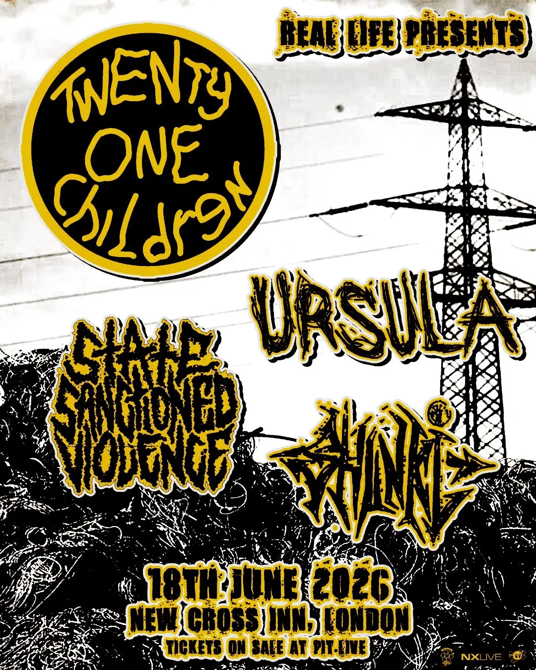 Twenty One Children // Ursula // State Sanctioned Violence // Shunkai | London
