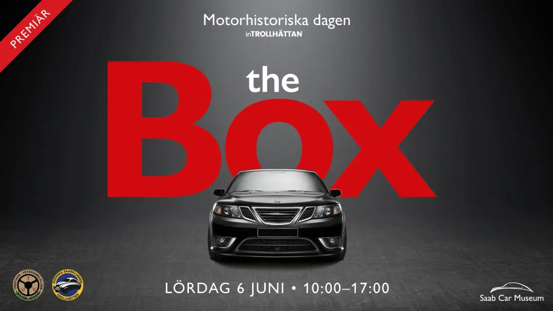 Motorhistoriska dagen 6/6 – Premiär The Box