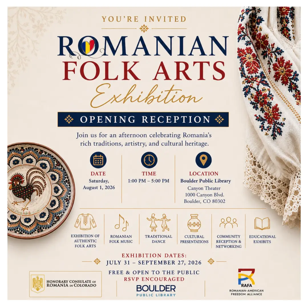 🇷🇴 Romanian Folk Arts Exhibition Opening Reception