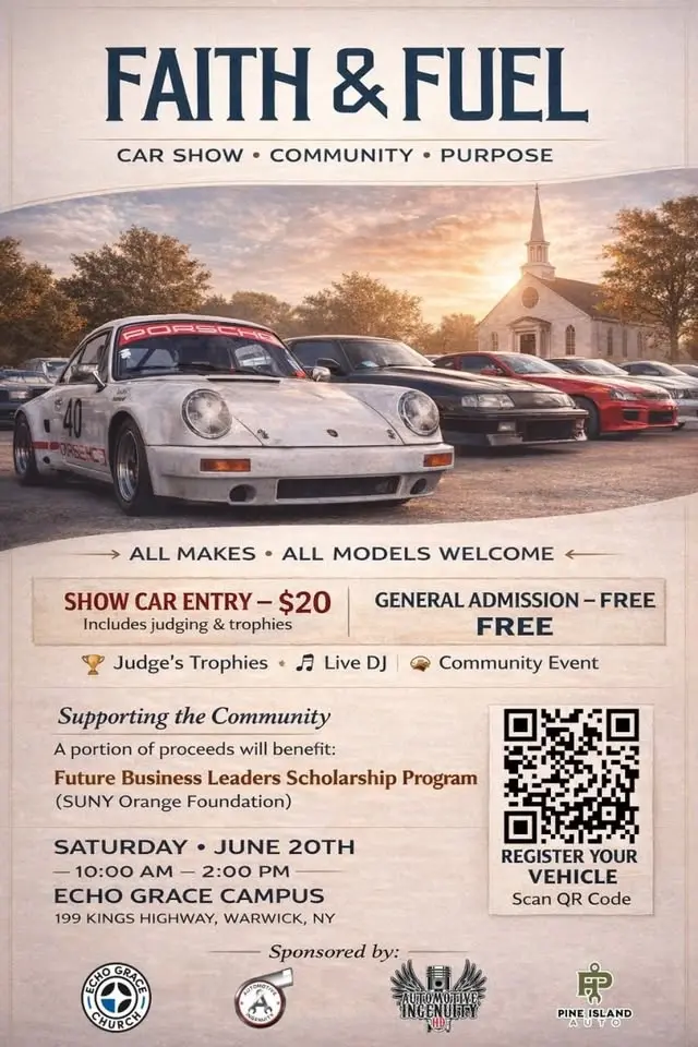 Faith and Fuel Car show