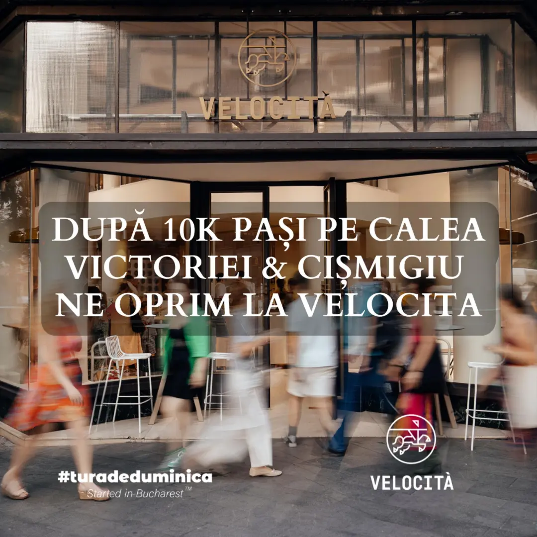 Tura de duminică București: Calea Victoriei x Cișmigiu x Velocità