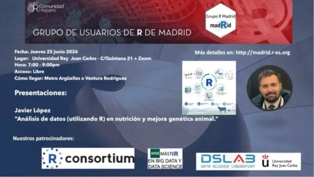 104 - Reunión Grupo de R: Jueves 25 de junio de 2026 