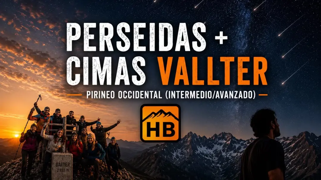 ✨ PERSEIDAS y ⛰️ CIMAS VALLTER +2000 - PIRINEO ORIENTAL (Intermedio/Avanzado💪)