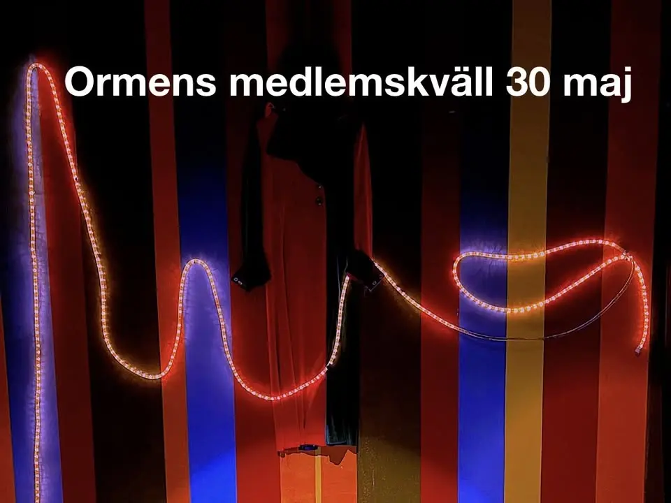 Scen Ormen medlemskväll