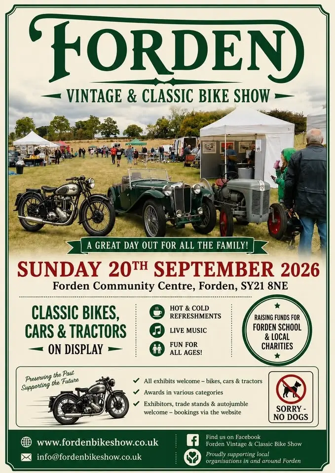 Forden Vintage & Classic Bike Show