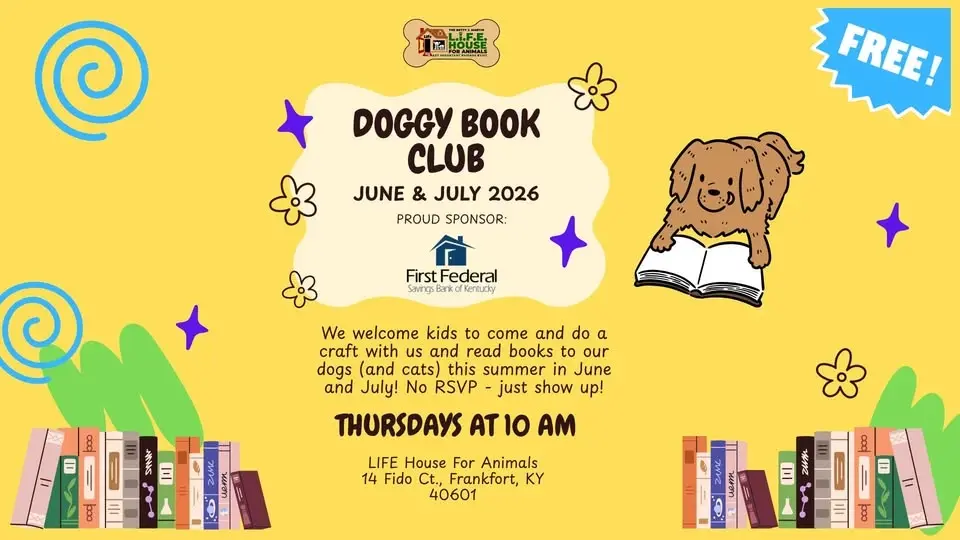 Doggy Book Club (7/30) - Sponsored By First Federal
