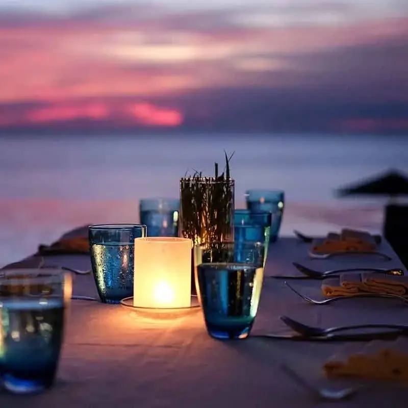 Una fresca cena in terrazza