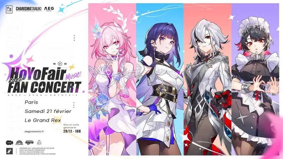 HoYoFair Fan Concert • Le Grand Rex, Paris • 21 février 2026