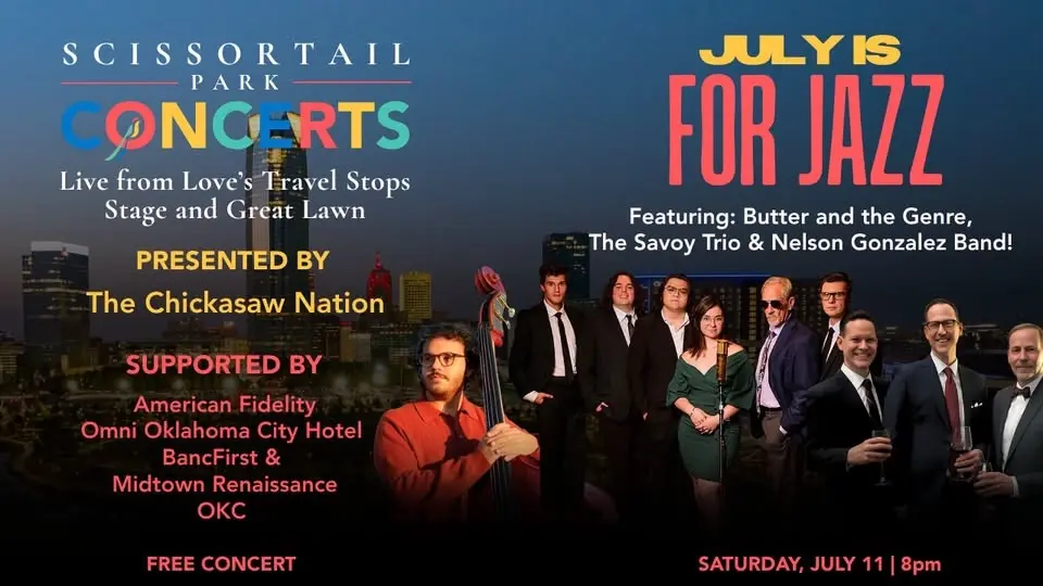 Scissortail Park Summer Concert Series: July is for Jazz