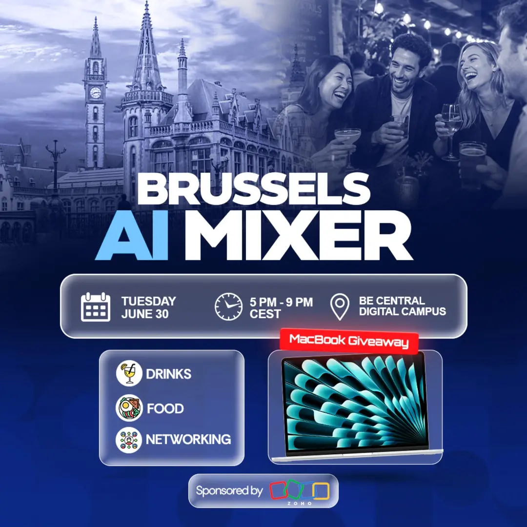 Brussels AI Mixer & MacBook Giveaway