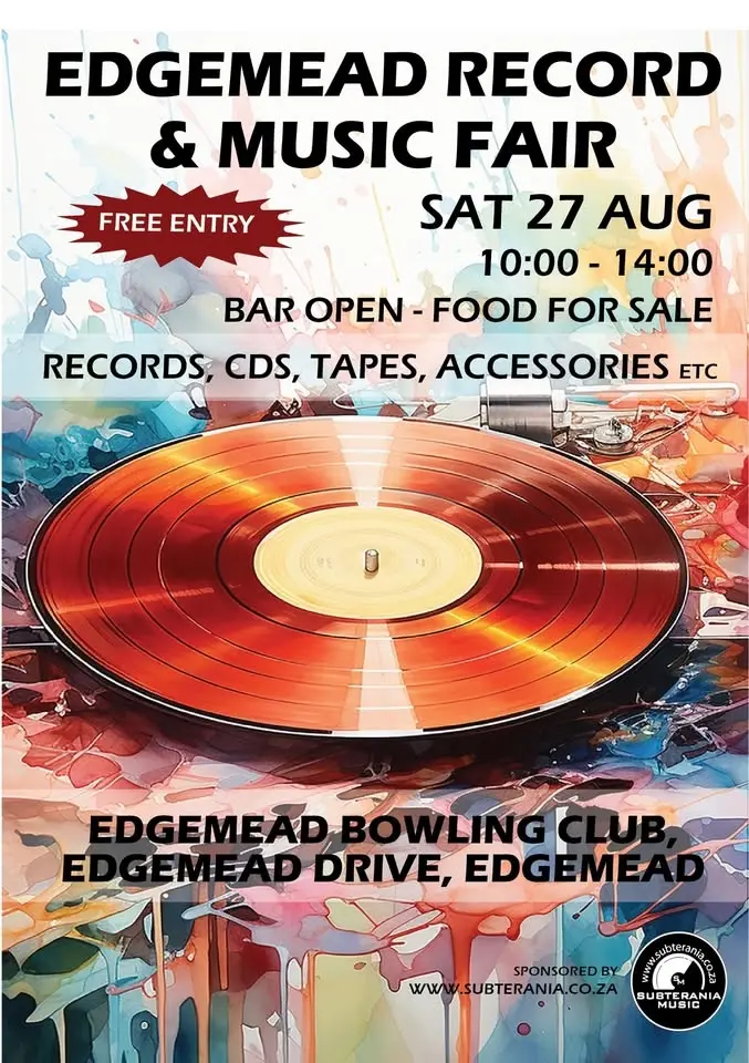 EDGEMEAD VINYL & MUSIC FAIR IV - 29 AUG