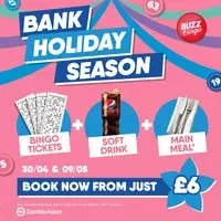 Bank Holiday Season - Buzz Bingo Tooting 30/04