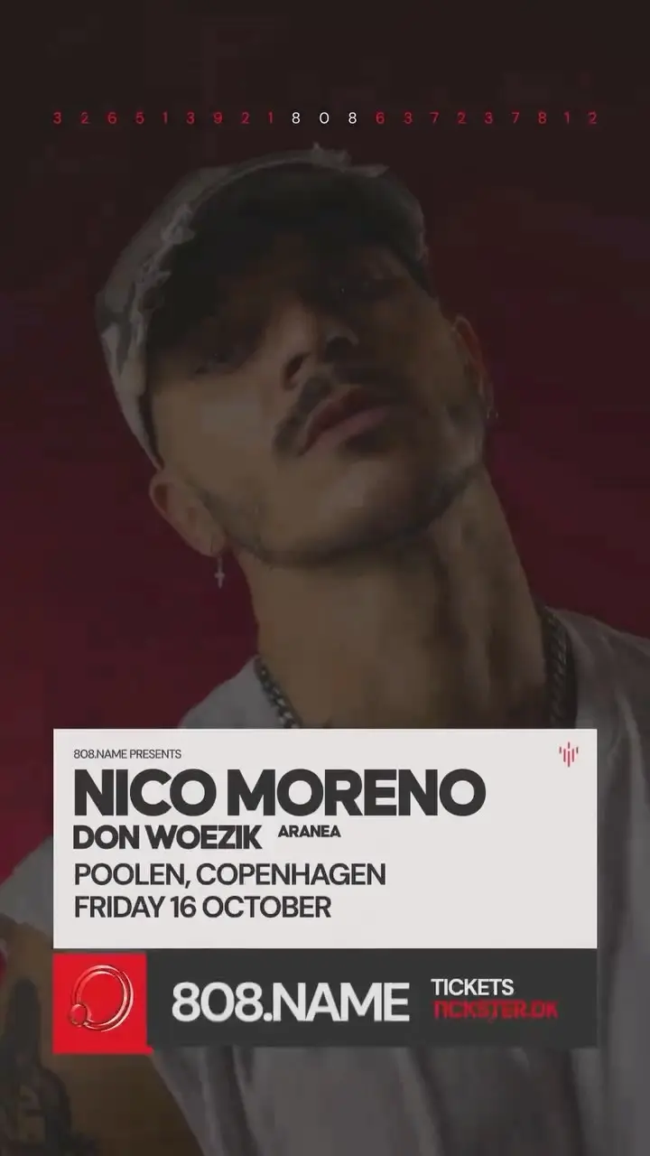 Nico Moreno at Poolen, Copenhagen