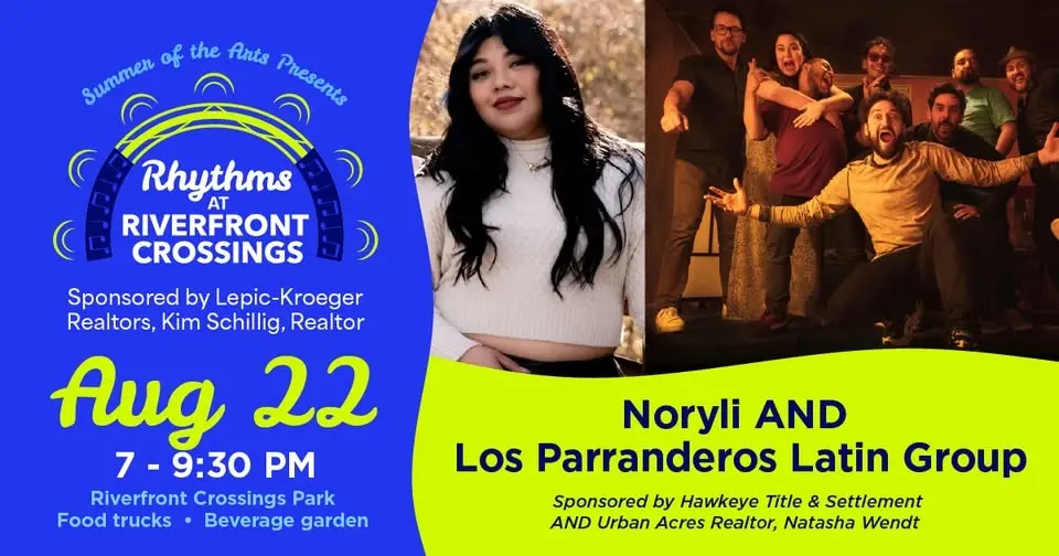 Rhythms at Riverfront Crossings: Noryli AND Parranderos Latin Combo