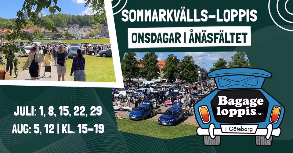 Sommarkvälls-loppis Ånäsfältet 2026
