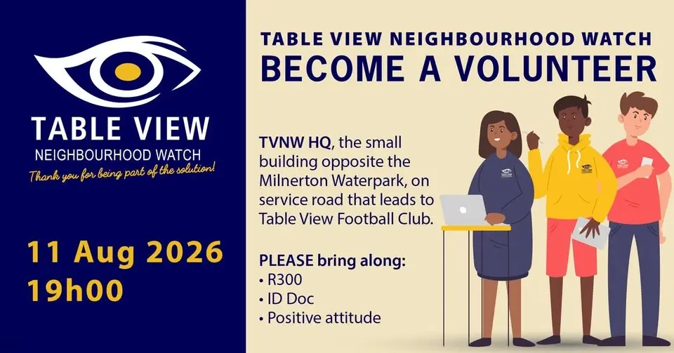 Become a TVNW Volunteer - 11 Aug