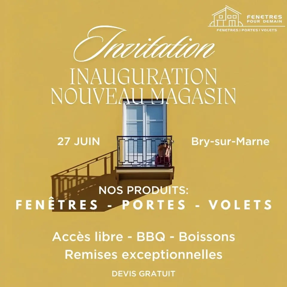 Inauguration - Nouveau magasin