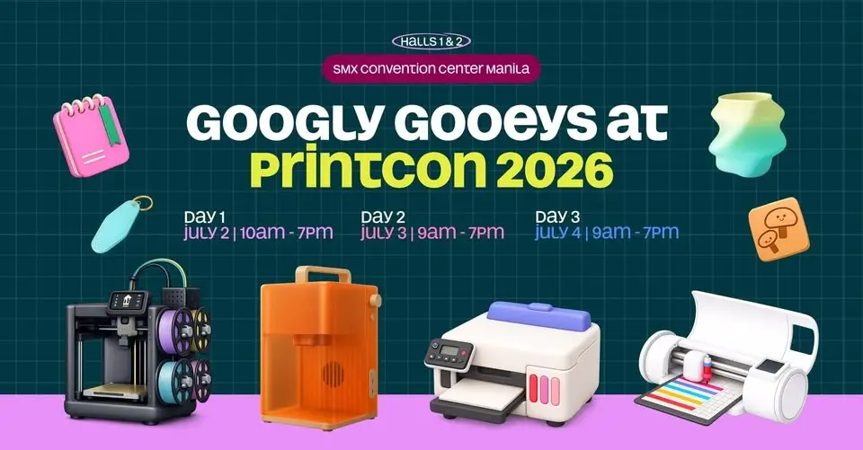 Googly Gooeys at PrintCon 2026 