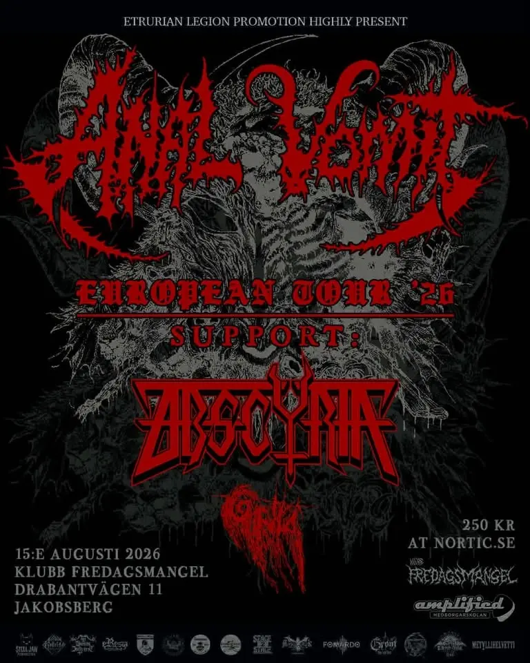 Anal Vomit + Obscyria + Gryla Live @Klubb Fredagsmangel