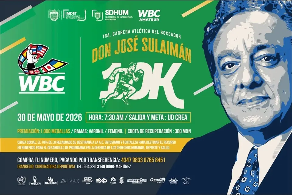 10 km Carrera Atletica del Boxeador en honor a "Don Jose Sulaiman Chagnon""