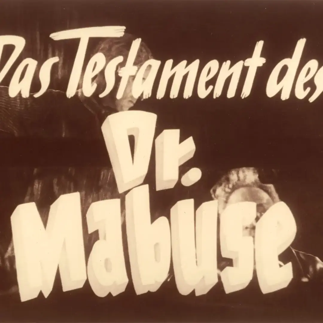 Film Screening: The Testament of Dr. Mabuse (Das Testament des Dr. Mabuse)