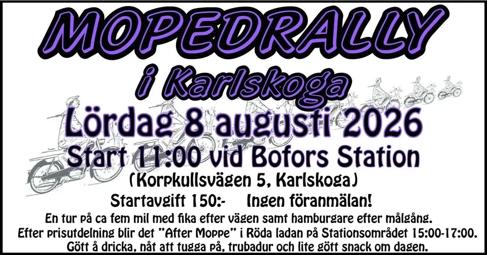 KMW:s Mopperally 8/8 2026