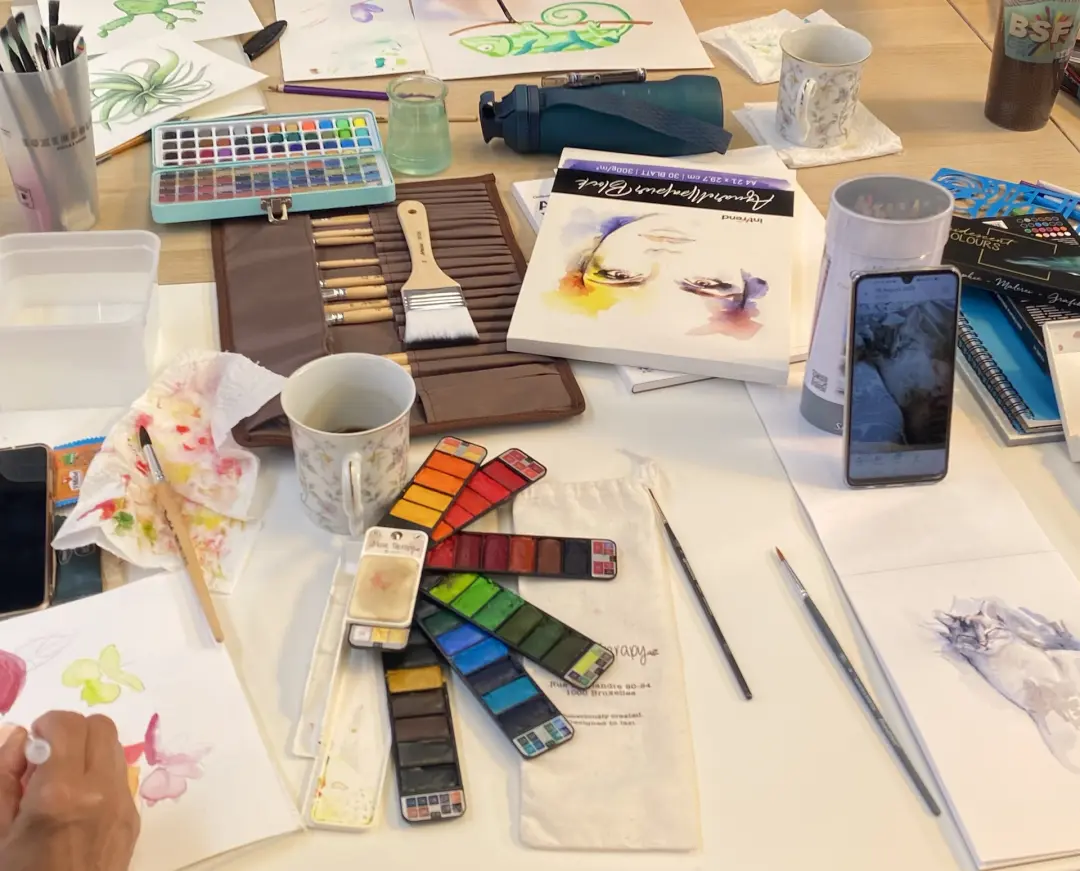 Creative Saturday – April Painting Atelier 🎨