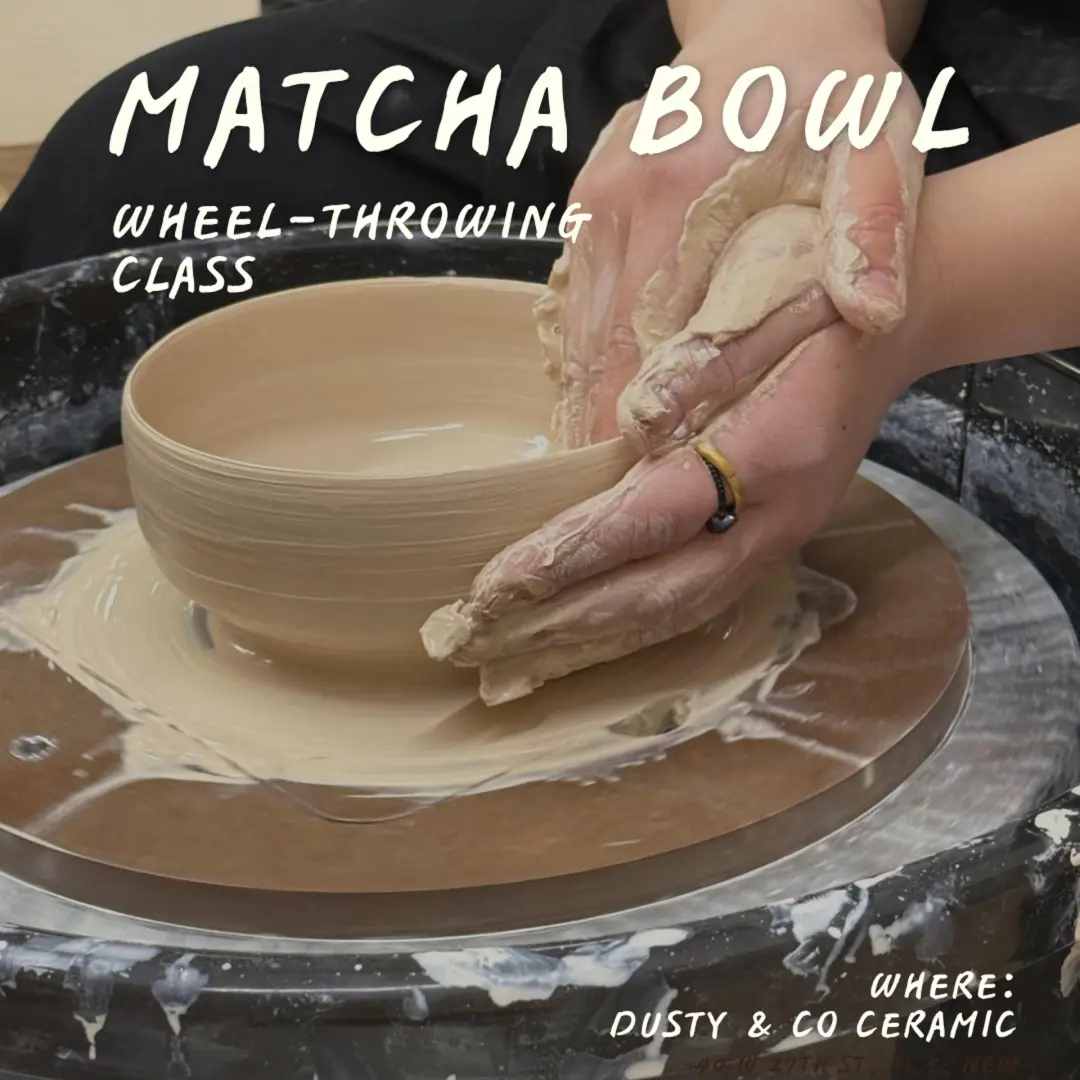 Making Matcha Bowl 🍵 Wheel-Throwing (6/27 11:00 AM)