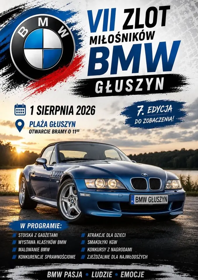 VII ZLOT MIŁOŚNIKÓW BMW GŁUSZYN 