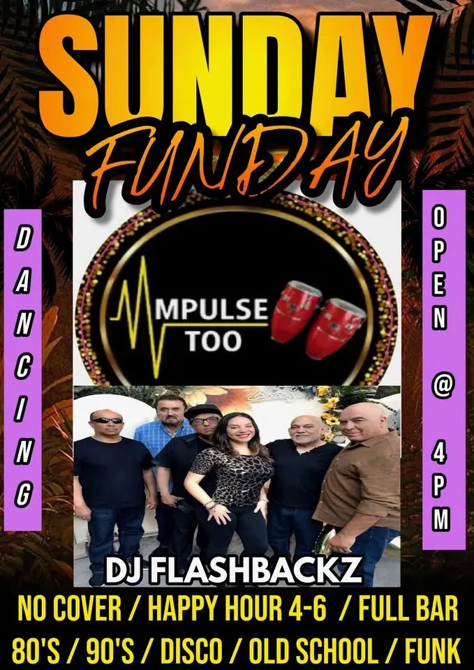 Sunday Funday with Impulse Too Band @ FLASHBACKZ