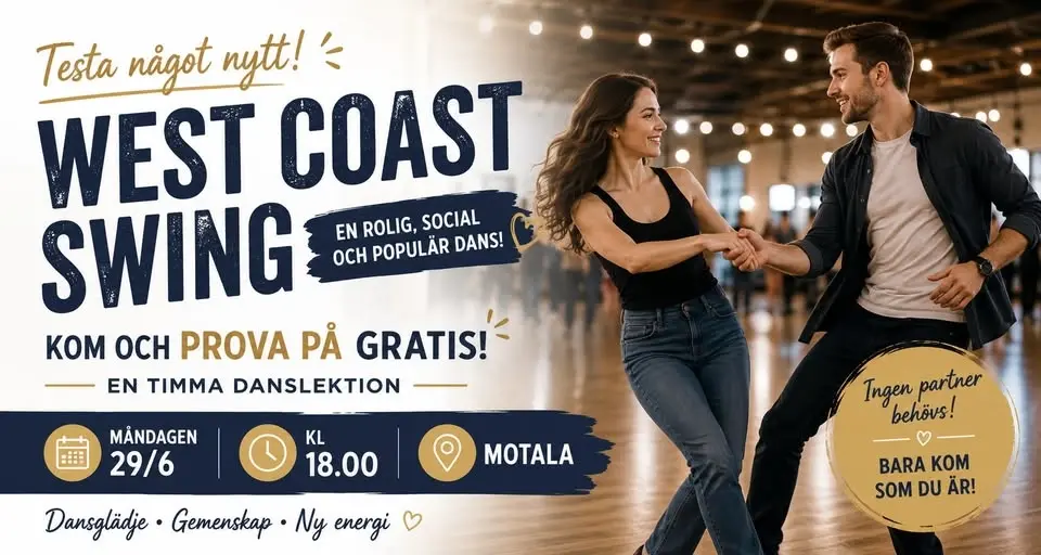 Gratis Prova på dans (WCS) 29/6