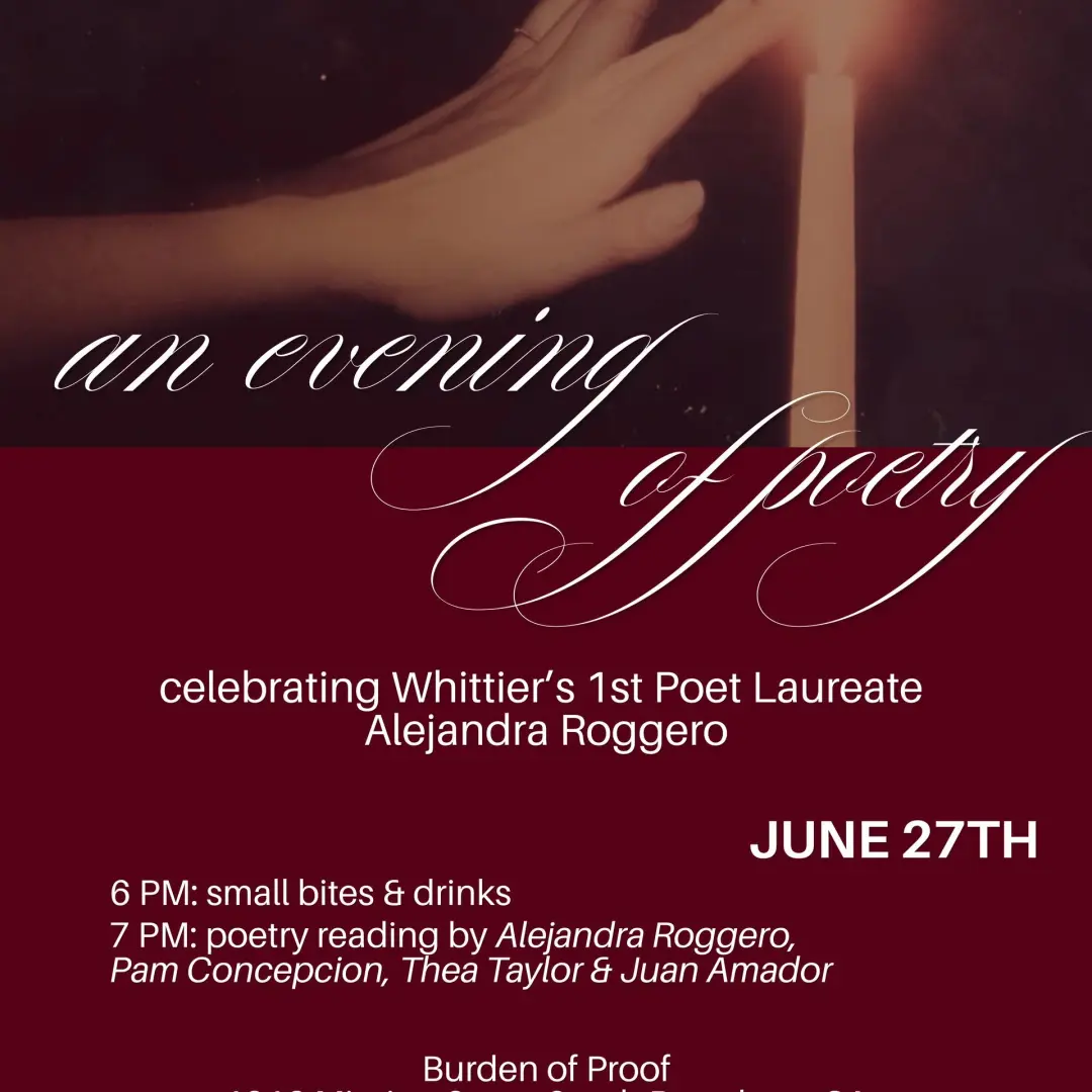 An Evening of Poetry: Celebrating Whittier's 1st Poet Laureate