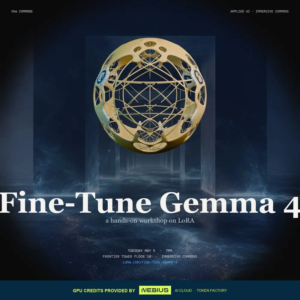 Fine-Tune Gemma 4 on Your Data (LoRA Hands-On) - Open Registration