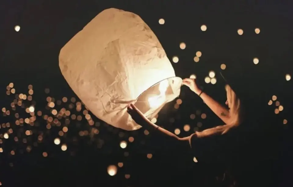 Boulder Sky Lantern Festival by Lights Over America