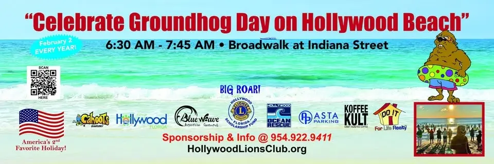 Groundhog Day on Hollywood Beach 23rd Annual - It's Nuts