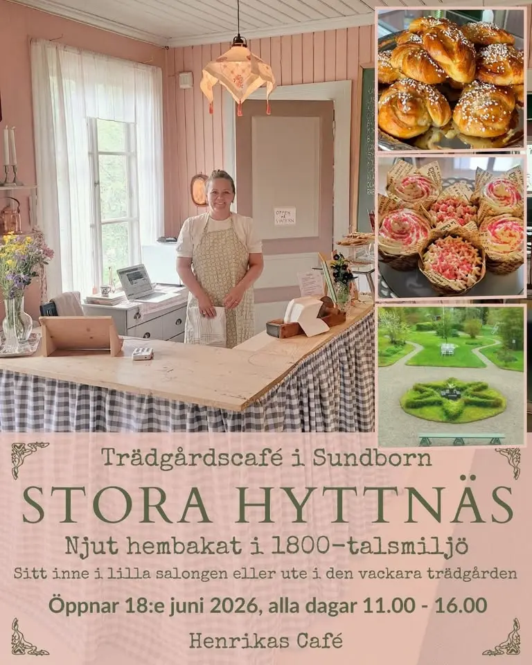 Salongs och trädgårdscafé på Stora Hyttnäs