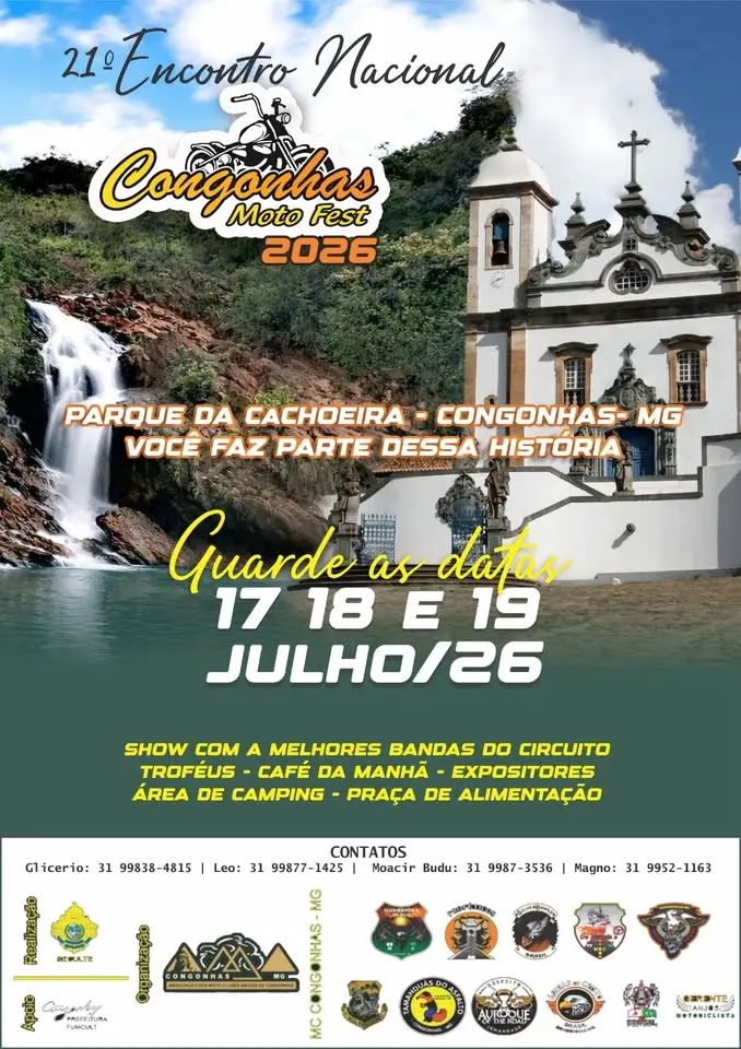 21º ENCONTRO NACIONAL DE MOTOCICLISTA - CONGONHAS MOTOFEST