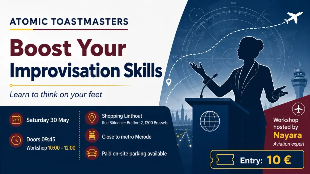 Boost Your Improvisation Skills – Atomic Toastmasters Workshop