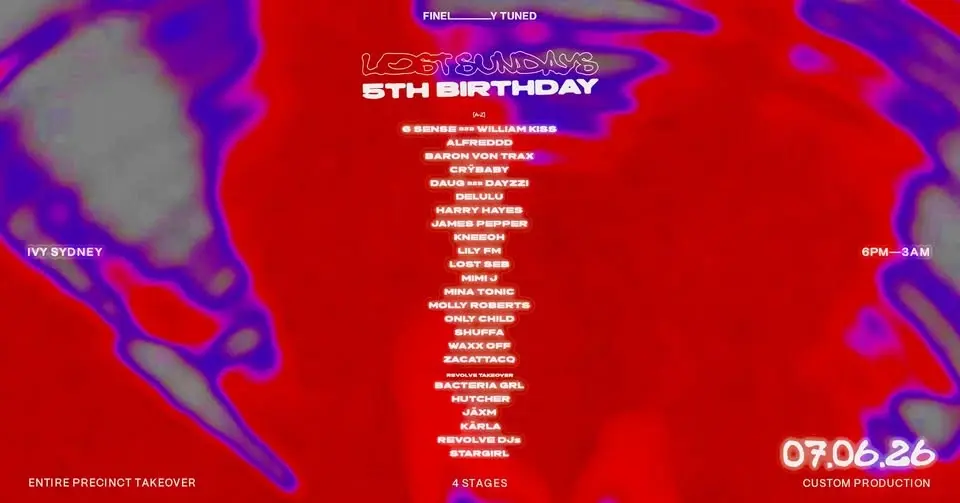 Lost Sundays Block Party - June 7 [5th Birthday]