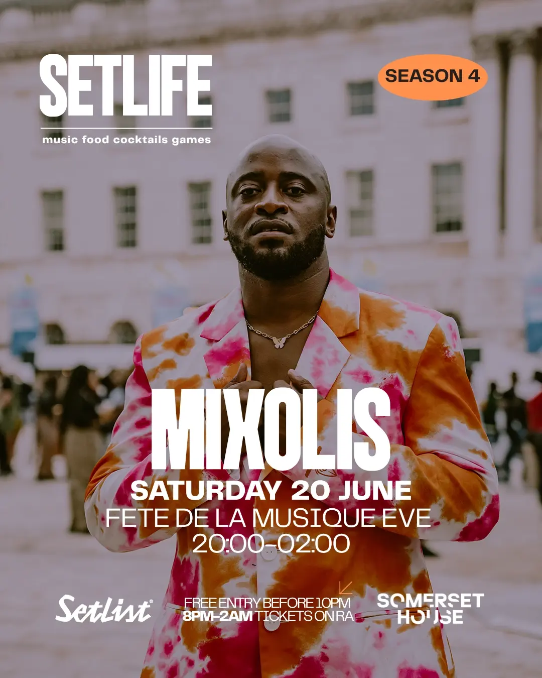 SETLIFE presents Mixolis: JUNE 20TH (FETE DE LA MUSIQUE EVE)