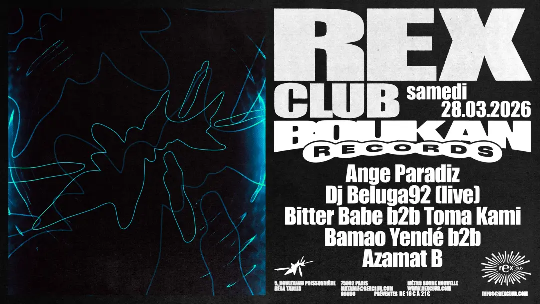 Boukan Records: Dj Beluga92 (Live), Bitter Babe b2b Toma Kami, Bamao Yendé b2b Azamat B
